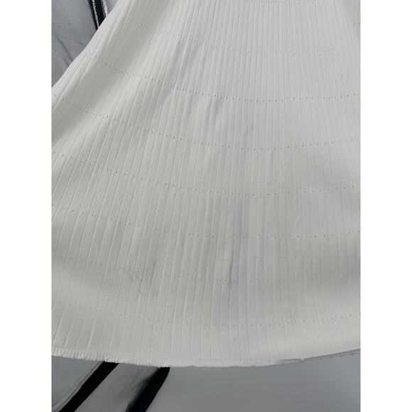 Sandro Alecia Knit and Denim Midi Dress Ribbed Midi Dress - Picture 5 of 9